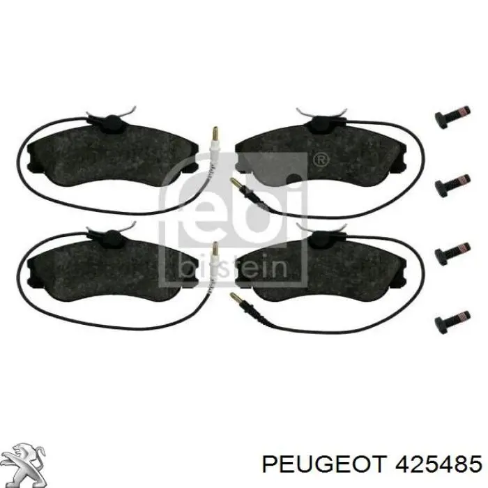 425485 Peugeot/Citroen pastillas de freno delanteras