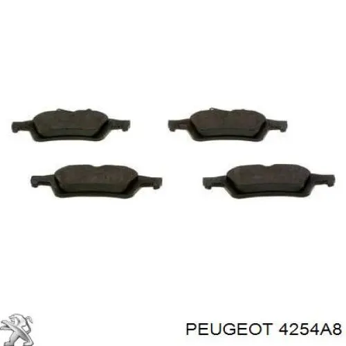 Pastillas traseras de freno Peugeot/Citroen 4254A8 precio, desde 20,42 EUR