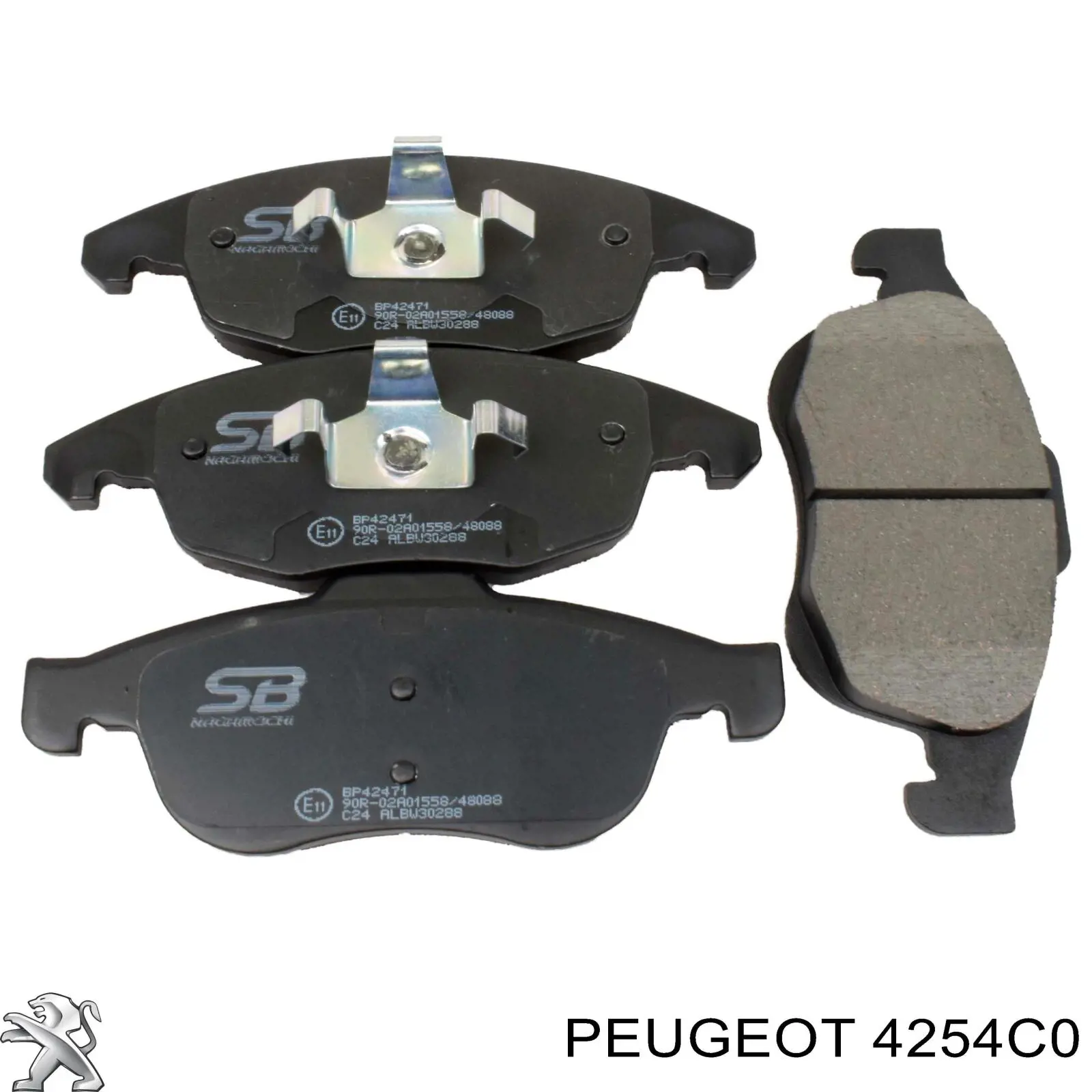 Pastillas de freno delanteras Citroen C4 UA