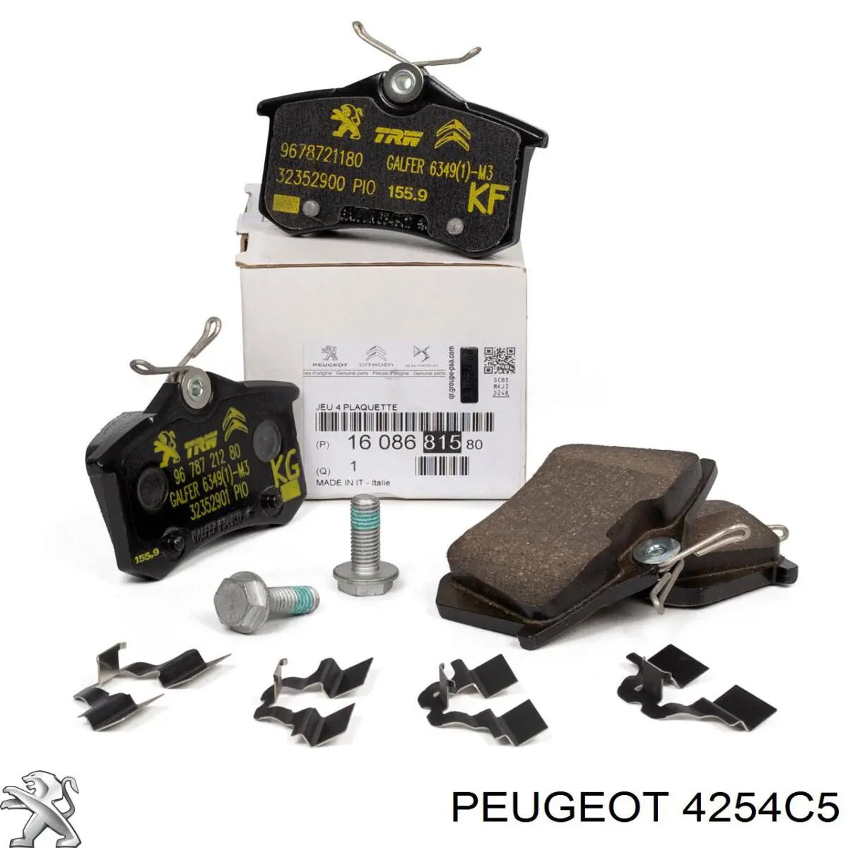 Pastillas traseras de freno Peugeot/Citroen 4254C5 precio, desde 18,53 EUR