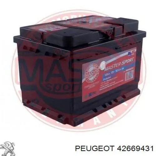 Comprar 42669431 Peugeot/Citroen Batería de coche