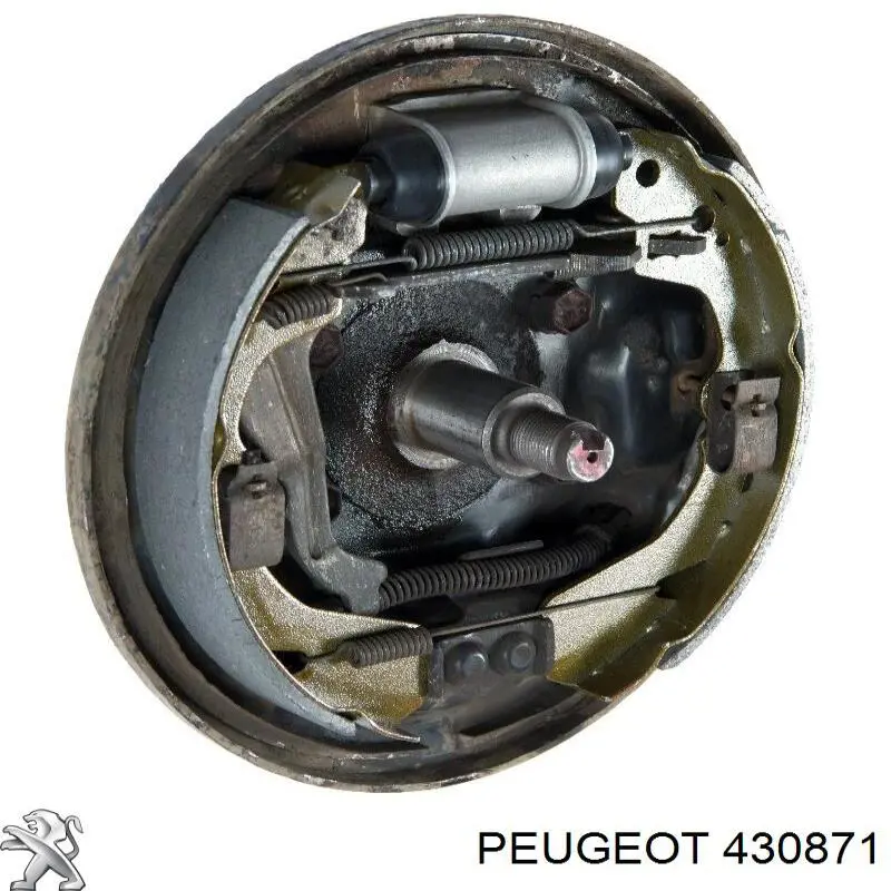 Comprar 430871 Peugeot/Citroen Muelle de las zapatas de freno traseras de tambor