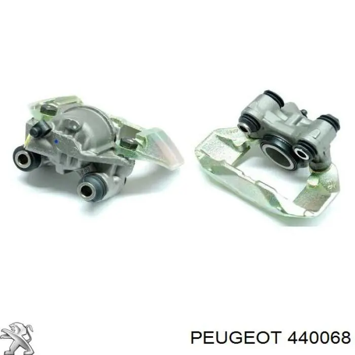 95607091 Peugeot/Citroen pinza de freno delantera izquierda