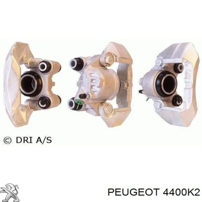 4400K2 Peugeot/Citroen pinza de freno delantera derecha