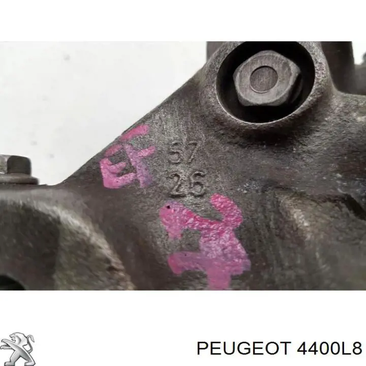 1607375280 Peugeot/Citroen pinza de freno delantera izquierda