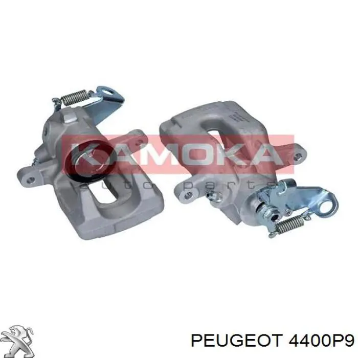 4400P9 Peugeot/Citroen pinza de freno trasero derecho