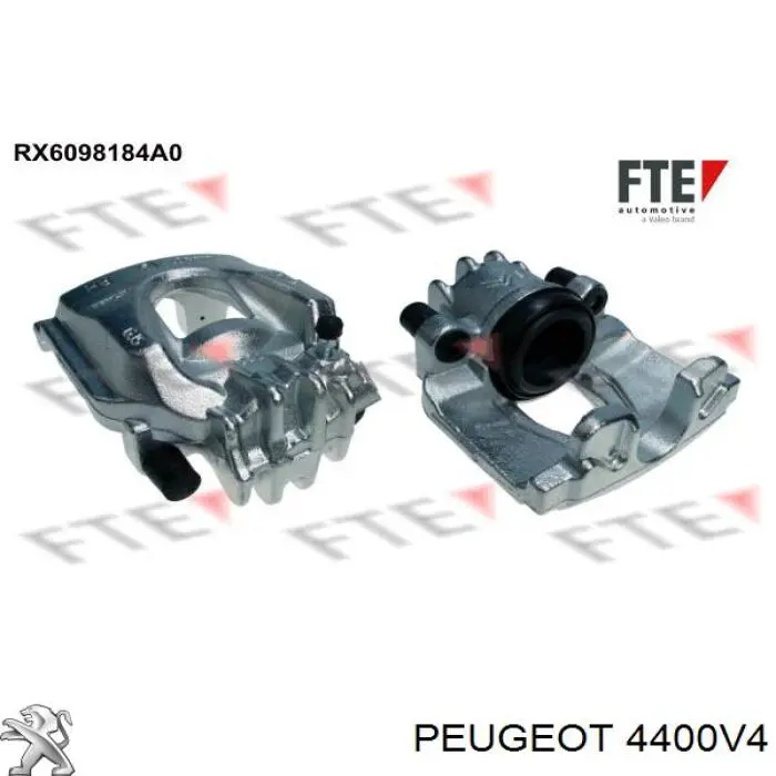 Pinza de freno delantera derecha Peugeot/Citroen 4400V4 precio, desde 55,18 EUR