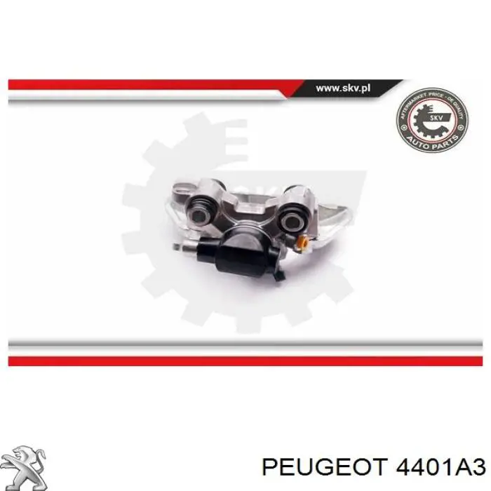 Pinza de freno trasera derecha Peugeot/Citroen 4401A3 precio, desde 78,72 EUR