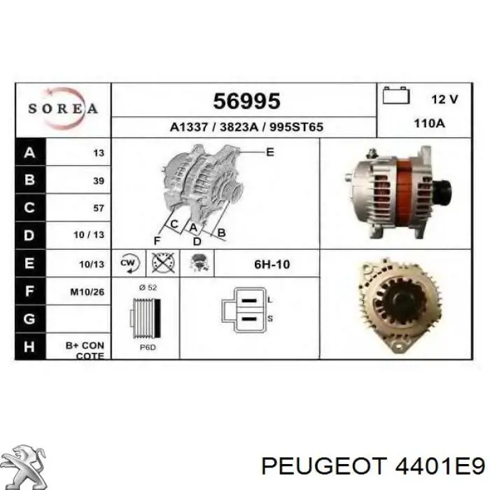 630032 ABS Pinza de freno delantera derecha
