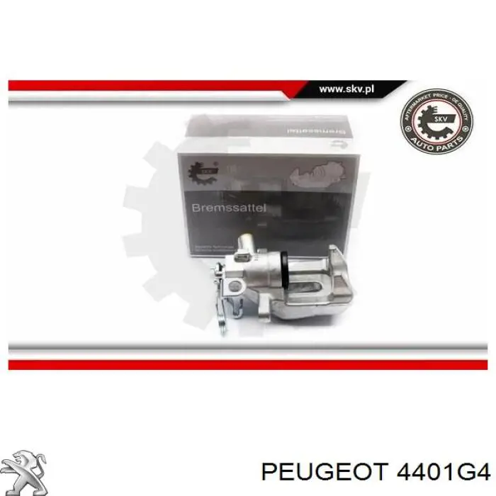 Pinza de freno trasera izquierda Peugeot/Citroen 4401G4 precio, desde 43,56 EUR