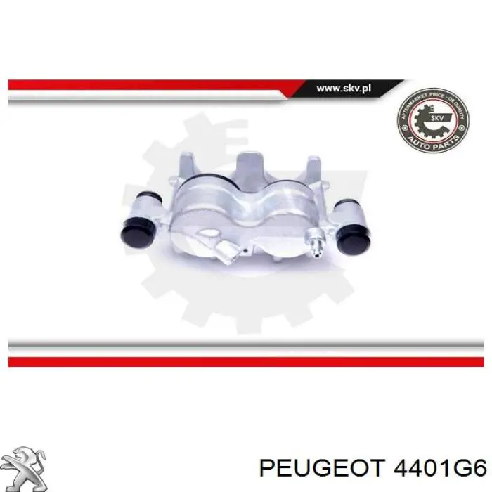 4401G6 Peugeot/Citroen pinza de freno delantera izquierda