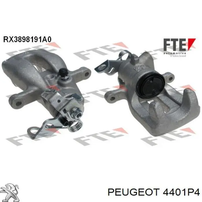 Pinza de freno trasera izquierda Peugeot/Citroen 4401P4 precio, desde 59,74 EUR