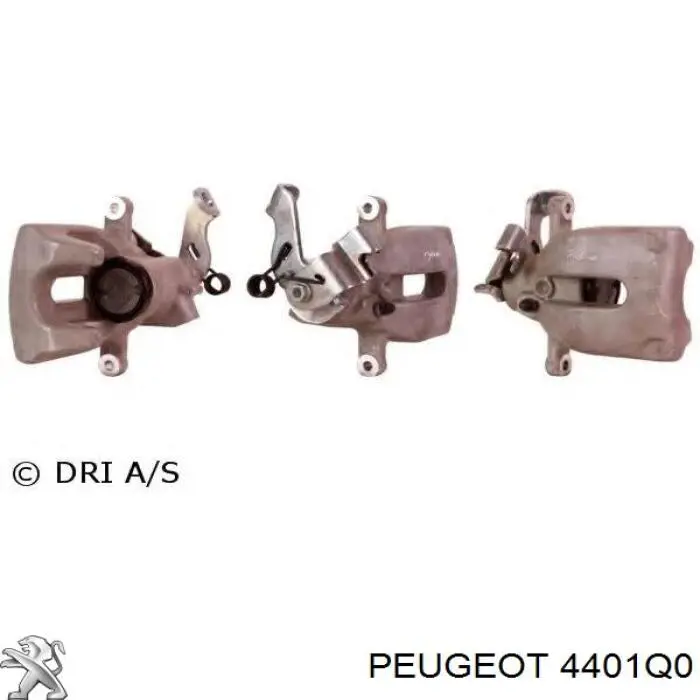 Pinza de freno trasera izquierda Peugeot/Citroen 4401Q0 precio, desde 60,98 EUR