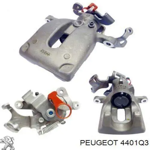 Comprar 4401Q3 Peugeot/Citroen Pinza de freno trasera derecha