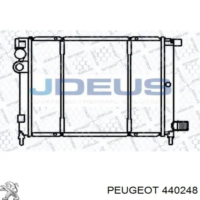 440248 Peugeot/Citroen cilindro de freno de rueda trasero