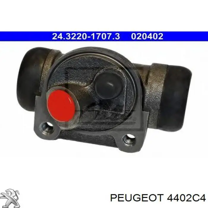 4402C4 Peugeot/Citroen cilindro de freno de rueda trasero