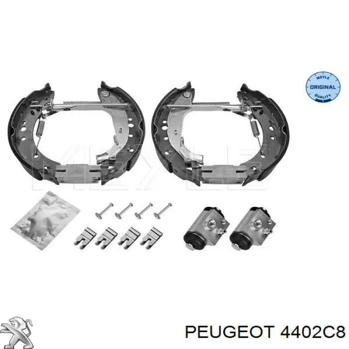 4402C8 Peugeot/Citroen cilindro de freno de rueda trasero