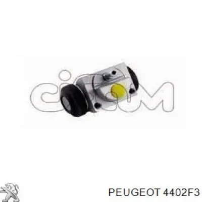 4402F3 Peugeot/Citroen cilindro de freno de rueda trasero