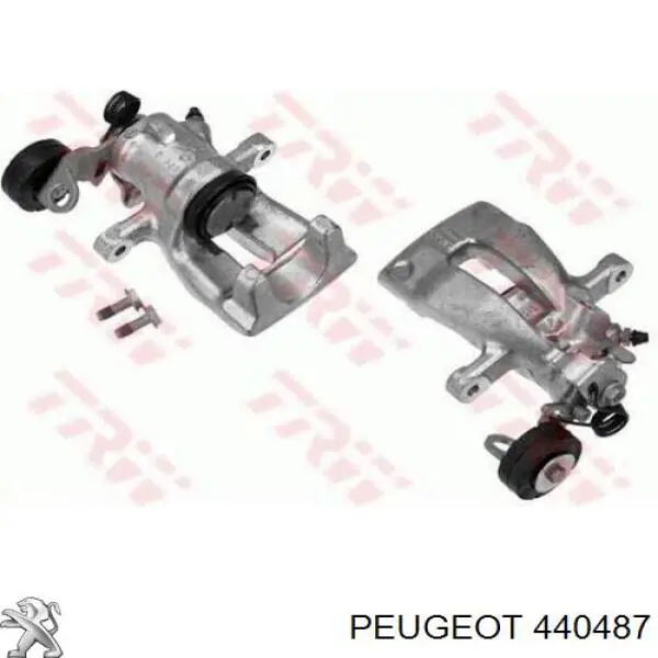 Soporte, pinza de freno delantera para Peugeot 407 (6D)