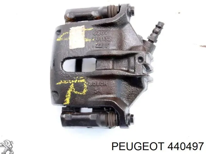 Soporte de pastillas de freno delantera para Peugeot 307 (3A, 3C)
