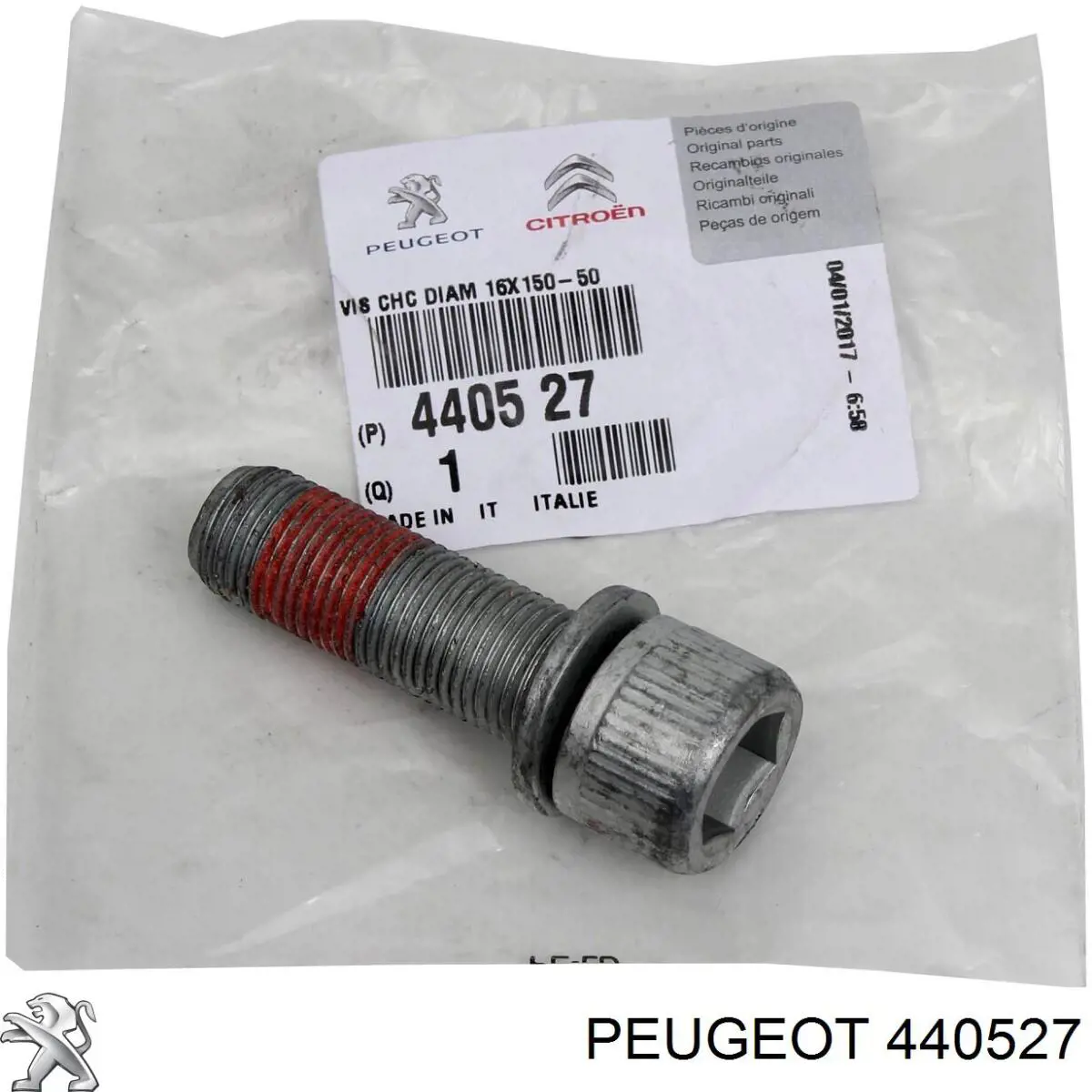 440527 Peugeot/Citroen tornillo de pinza de freno