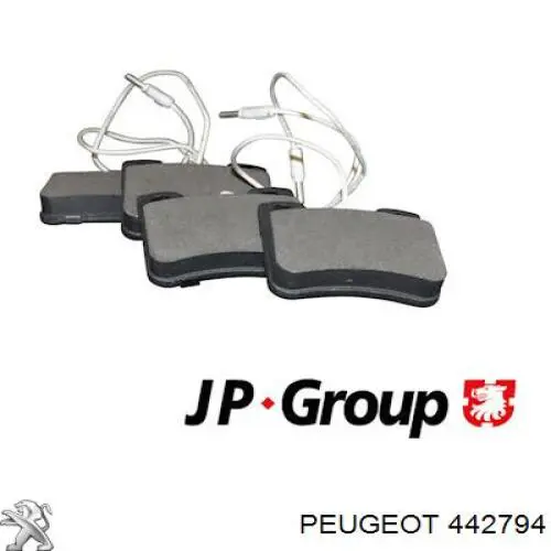 442794 Peugeot/Citroen juego de reparación, pastillas de frenos