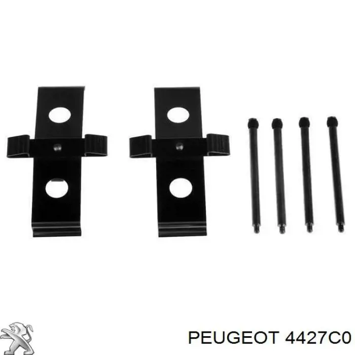 Juego de resortes de sujeción de pastillas de freno delanteras Peugeot/Citroen 4427C0 precio, desde 17,83 EUR