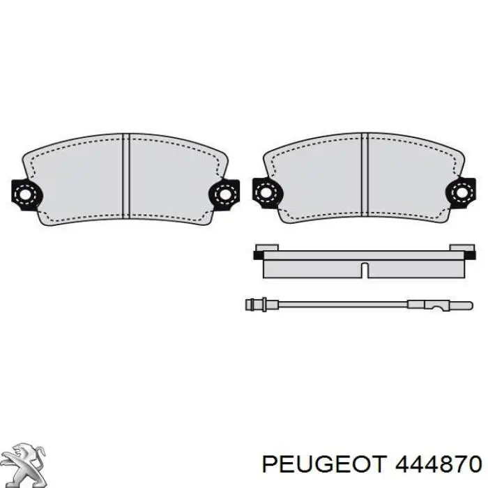 GBP548 DAF pastillas de freno delanteras