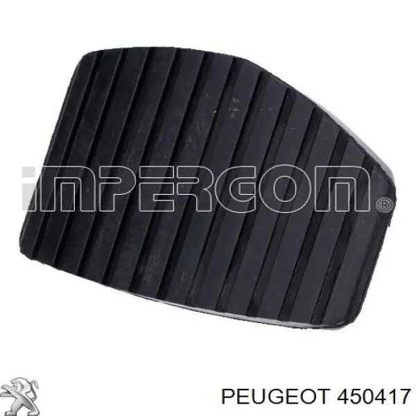 450417 Peugeot/Citroen revestimiento de pedal, pedal de freno