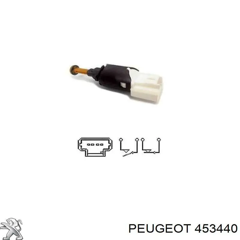 Interruptor de luz de freno 453440 Peugeot/Citroen