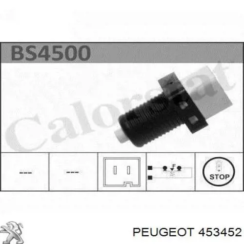453452 Peugeot/Citroen interruptor luz de freno