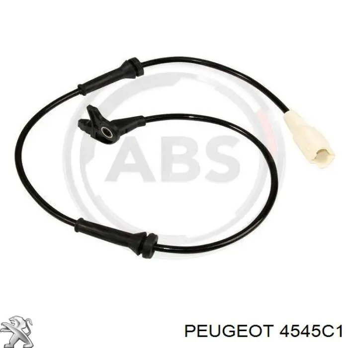 Comprar 4545C1 Peugeot/Citroen Sensor revoluciones de la rueda, delantero