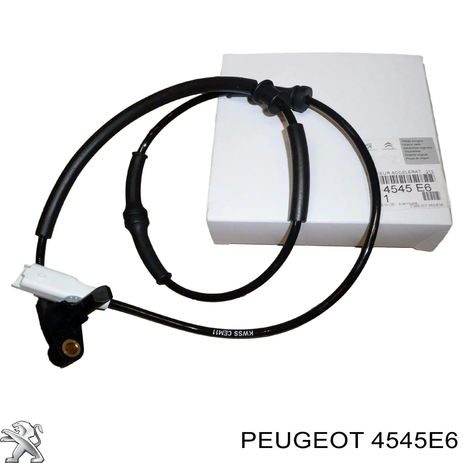 4545E6 Peugeot/Citroen sensor abs trasero derecho