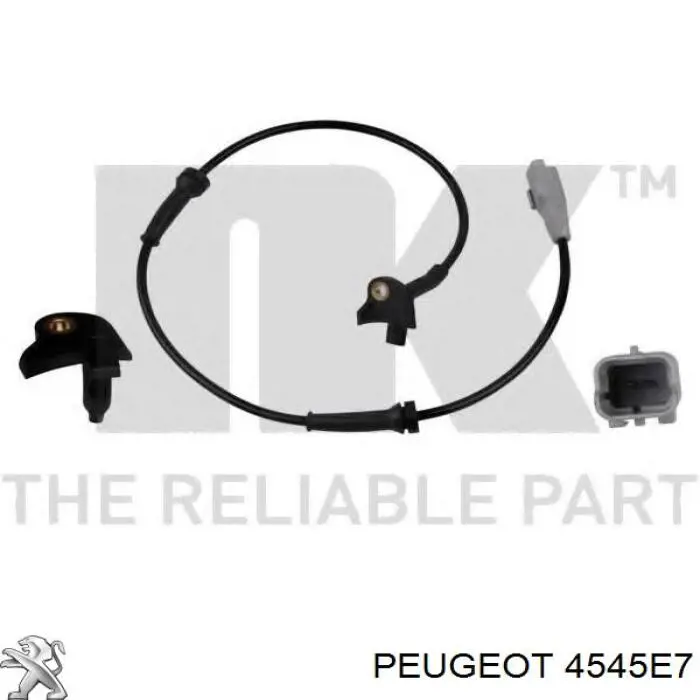 Comprar 4545E7 Peugeot/Citroen Sensor revoluciones de la rueda, delantero