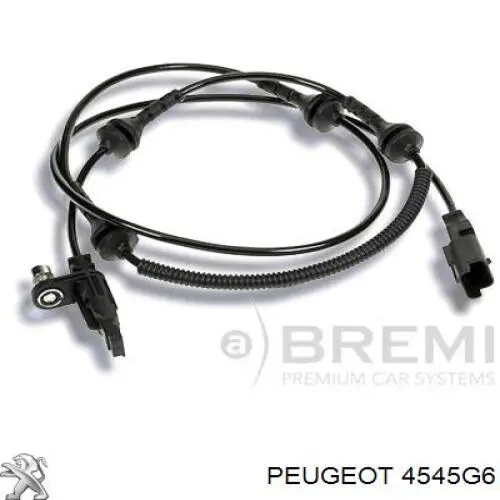 Comprar 4545G6 Peugeot/Citroen Sensor revoluciones de la rueda, delantero