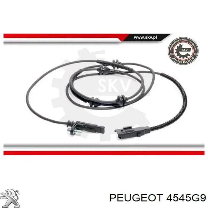 4545G9 Peugeot/Citroen sensor abs delantero