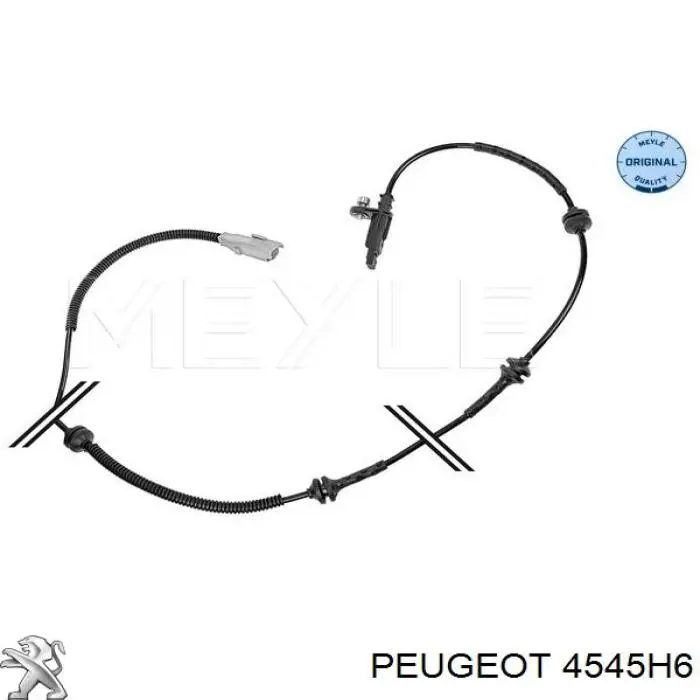 Sensor revoluciones de la rueda, trasero Peugeot/Citroen 4545H6 precio, desde 30,46 EUR