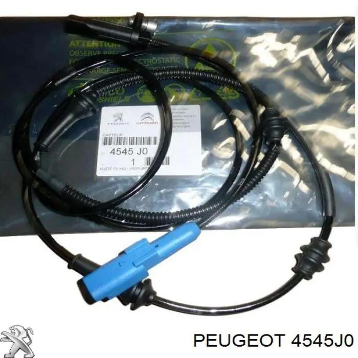 Sensor ABS trasero 4545J0 Peugeot/Citroen