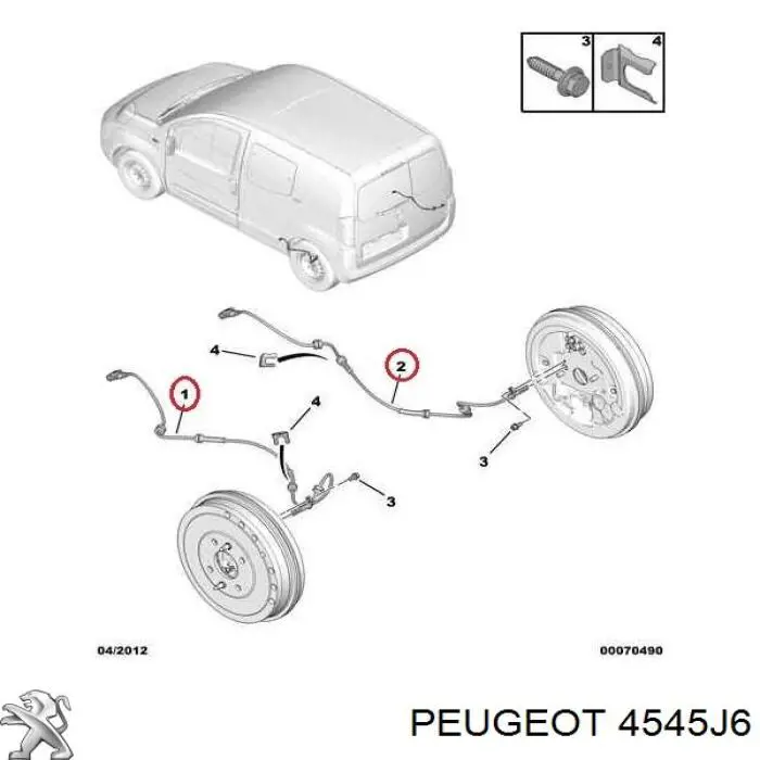 4545J6 Peugeot/Citroen