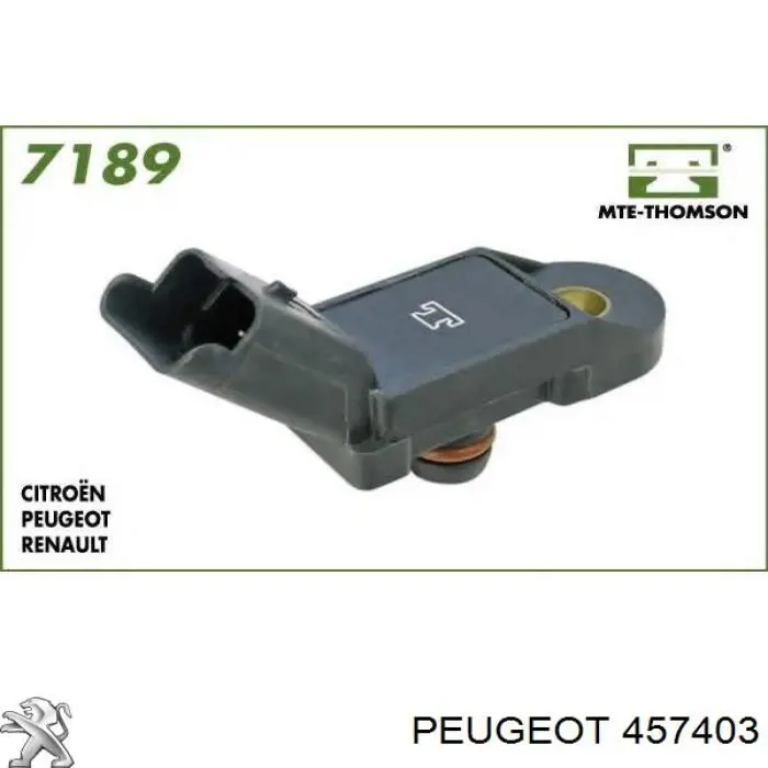 Sensor de presión del colector de admisión 457403 Peugeot/Citroen