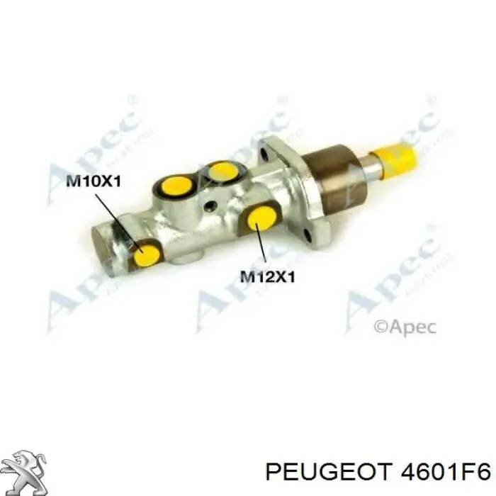Cilindro maestro de frenos Peugeot/Citroen 4601F6 precio, desde 45,38 EUR