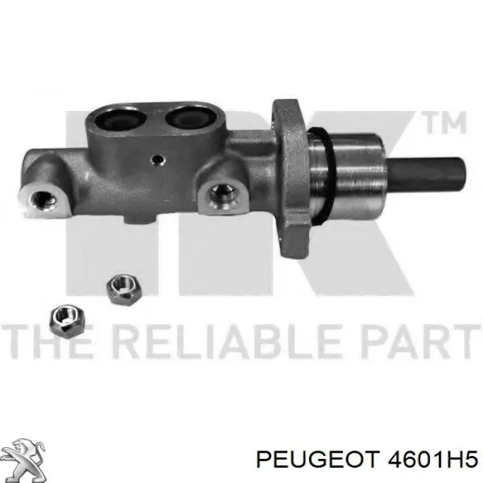 Cilindro maestro de frenos Peugeot/Citroen 4601H5 precio, desde 39,20 EUR