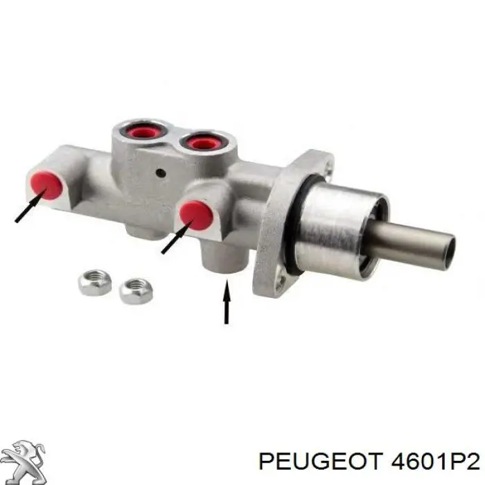 4601P2 Peugeot/Citroen bomba de freno