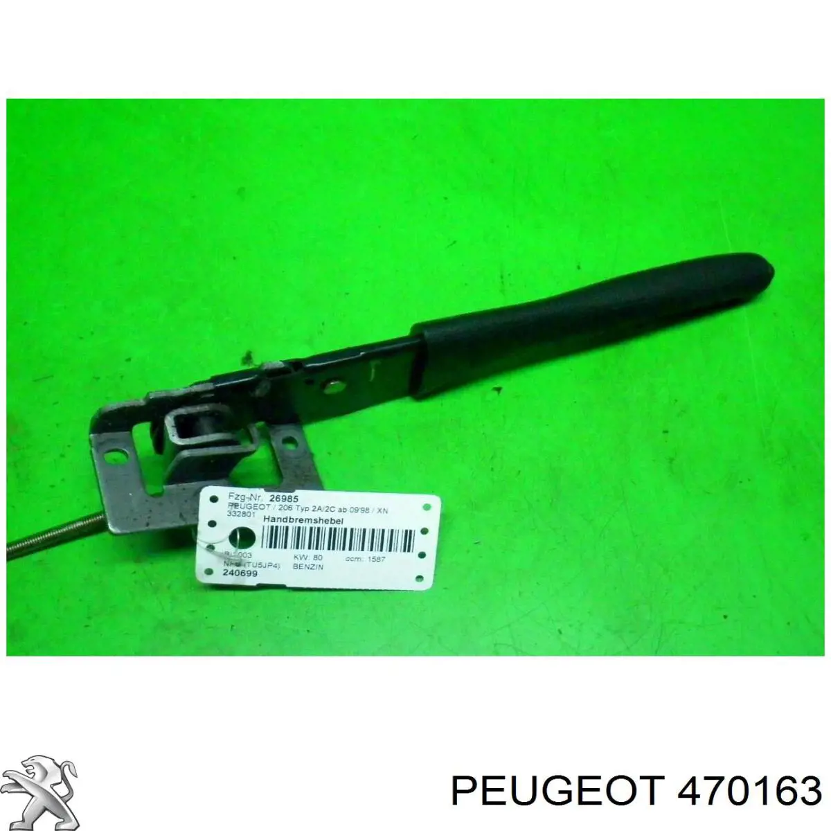 Comprar 470163 Peugeot/Citroen Palanca de freno de mano