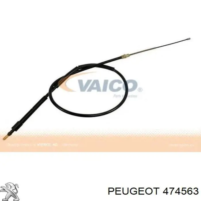 Comprar 474563 Peugeot/Citroen Cable de freno de mano trasero izquierdo