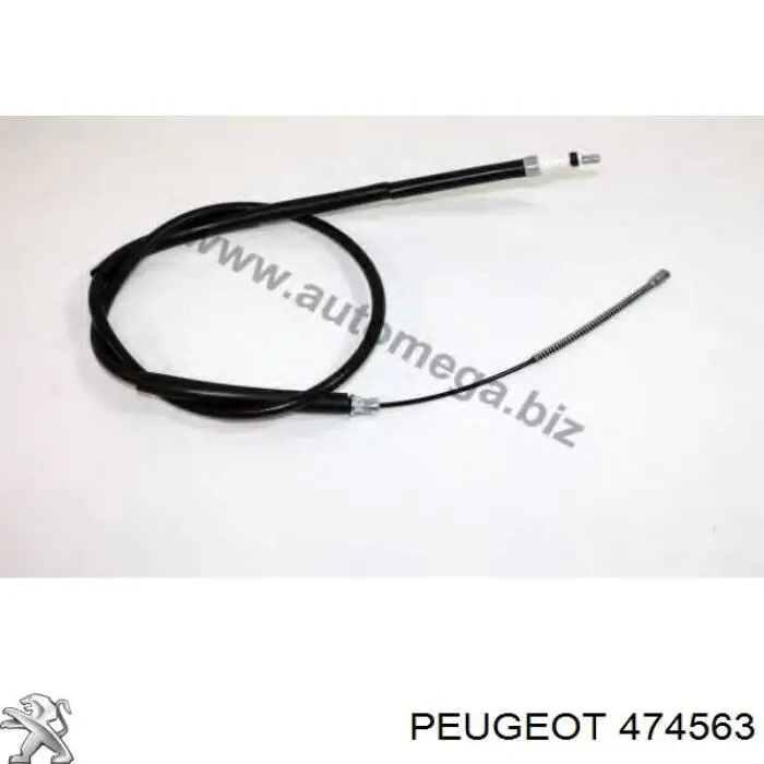 Cable de freno de mano trasero izquierdo para Peugeot 205 (20A, C)