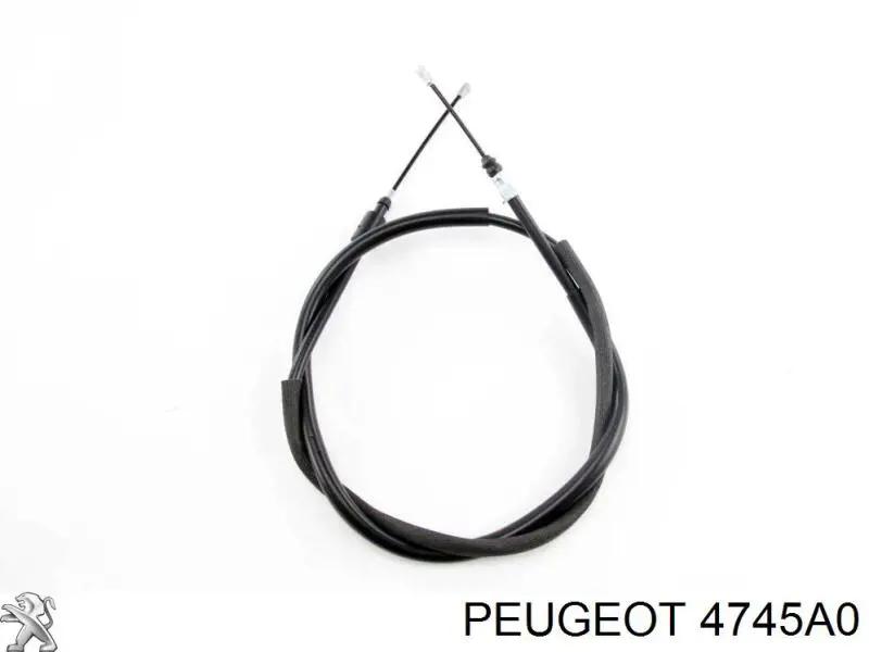 4745A0 Peugeot/Citroen cable de freno de mano trasero derecho