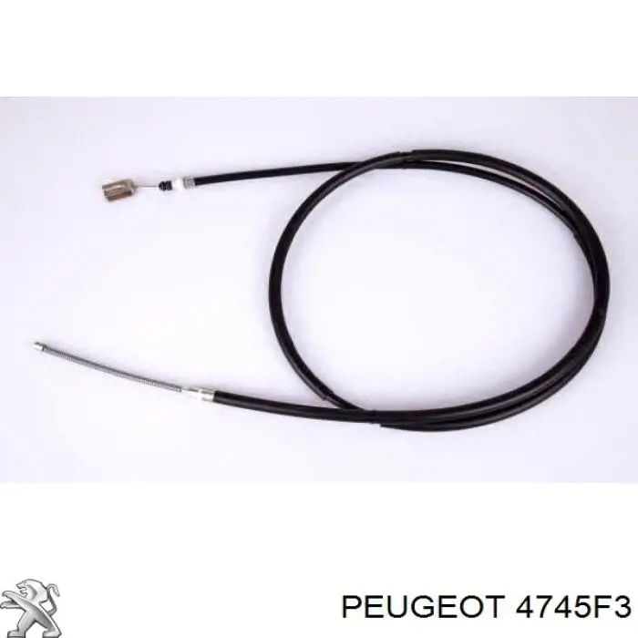 4745F3 Peugeot/Citroen cable de freno de mano trasero derecho