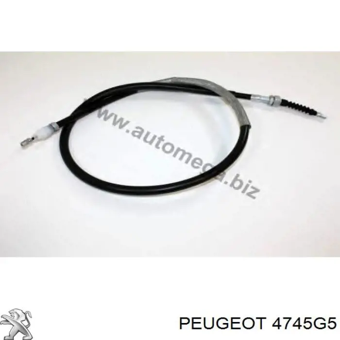 00004745G5 Peugeot/Citroen cable de freno de mano trasero izquierdo