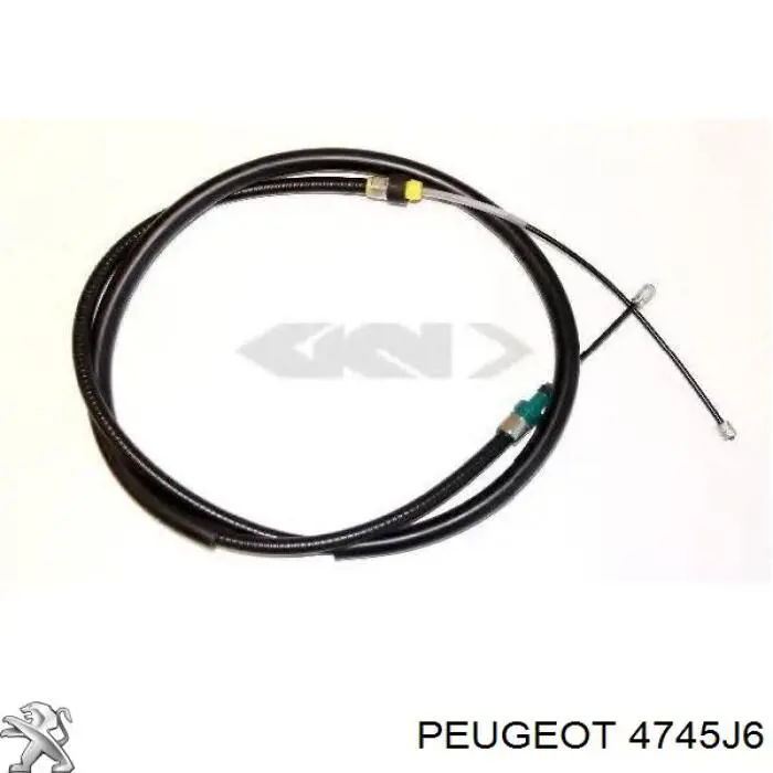 Cable de freno de mano trasero derecho/izquierdo para Peugeot 406 (8C)